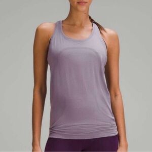 Lululemon Athletica Swiftly Tech Racerback Tank Too Size M Lavender Gym Workout